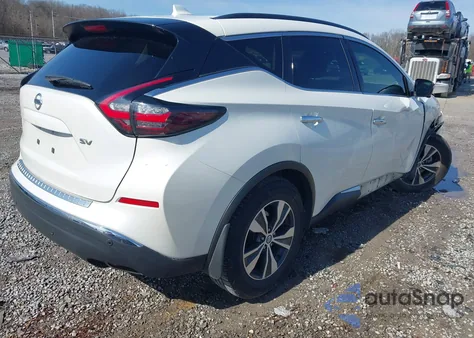 2019 Nissan Murano Sv z USA, uszkodzony, nr VIN 5N1AZ2MJ6KN152133